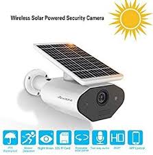 Bilikay L4 F M2 Solar Outdoor Wire Free 1080p Low Power Camera Milk White Security Camera Wireless Security Camera System Wireless Security Cameras