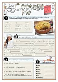 Cottage Pie Listening Cottage Pie Listening Food Vocabulary