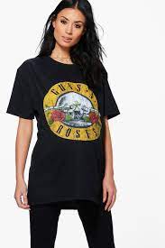Maternity Isla Guns N Roses Band Tee Boohoo