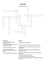 Mediendatenbank biologie tierische zelle / auch in zum deutschlernen findest du arbeitsblätter. Kreuzwortratsel Die Zelle Als Pdf Arbeitsblatt Schulraetsel De