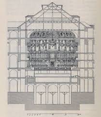 Section Of The Opera Versailles Architecture Mapping Architecture Drawing Versailles