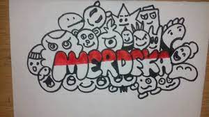 Hal ini telah dilakukannya sejak 2009 silam, berikut deretan doodlenya. How To Make Doodle Art Name Merdeka Youtube