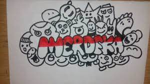 Updated on jul 23, 2019. How To Make Doodle Art Name Merdeka Youtube