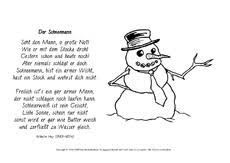 Next geburtstagskalender grundschule ha 1 4 version geburtstagskalender grundschule … Schneemann In Der Grundschule Deutsch Klasse 3 Grundschulmaterial De