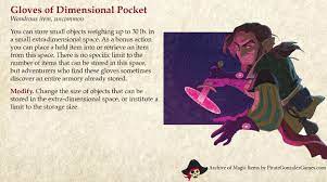 Gloves Of Dimensional Pocket Dnd Dragons D D Dungeons And Dragons Dungeons And Dragons Homebrew