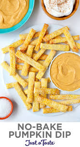 Creamy No Bake Pumpkin Dip Pumpkin Dip Thanksgiving Food Desserts Baked Pumpkin