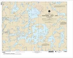 Northern Light Lake Chart 14983 Nautical Chart Scale 1 42 240