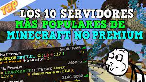 Collection of minecraft servers from around the world. Top 10 Servers Mas Populares En Espanol Minecraft No Premium 1 16 5 1 16 4 1 16 3 1 16 2 1 16 1 8 Youtube