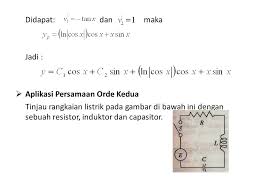 Selajutnya jika persamaan tersebut hiperbolik pada seluruh. Persamaan Diferensial Ppt Download