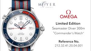 Limited Edition Omega Seamaster Diver 300m James Bond Watch 212 32 41 20 04 001 Youtube