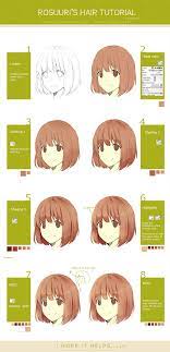 How to draw anime hair no timelapse anime drawing tutorial for beginners. Hair Tutorial By Rosuuri On Deviantart