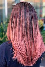 47 Breathtaking Rose Gold Hair Ideas You Will Fall In Love With Instantly Rose Gold Hair Brunette Brunette Hair Color Hair Color Rose Gold