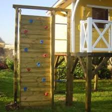 Kletterwande Fur Stelzenhaus Und Kinderspielhaus Kasohaus Kletterwand Spielhaus Garten Stelzenhaus