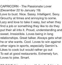 Capricorn Me All The Way Best And Most Accurate Capricorn I Ve Found For Myself Jan 16 Capricorn Quotes Capricorn Life Capricorn Facts