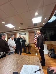 Congratulations to the newly elected officers of the Flower Hill Hose  Company 1, sworn in last night by Chief Matt Kerin. Captain Rich Yorke 1st  Lieutenant Emma Nadel Engineer Connor Parsons 1st