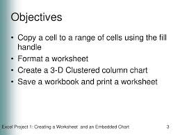 Creating A Worksheet And An Embedded Chart Ppt Download