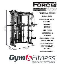Force Usa G12 Monster Smith Machine Functional Trainer 7