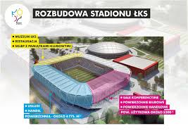 The stadium was built for łks łódź. Stadion Dla Lks Bedzie Mial Cztery Trybuny