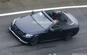 2017 Mercedes Benz C Class Cabriolet Spy Shots