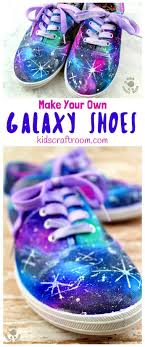 For each type of cleaning product, the cleaning protocol was to use a saturated cleaning tool and clean with medium pressure for 10 seconds. Diy Galaxy Shoes Kids Craft Room