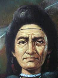 Charles John Romans Oil Painting Portrait of American Indian signed CJ  Roman