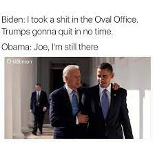 Barack And Joe Obamaandbiden Twitter Political Memes Obama Biden Memes