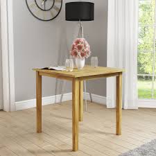 small oak dining table & 2 blue velvet