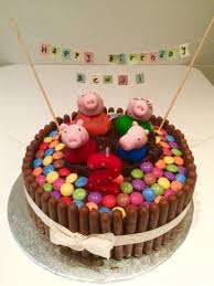 Peppa Pig Muddy Puddles Chocolate Birthday Cake Idee Gateau Gateau Anniversaire Gateau