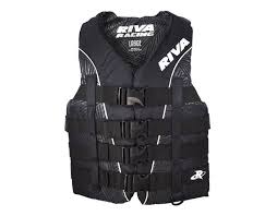 riva life vest black large