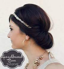 Before you create a messy bun with headband braid, prep your hair by washing it with shampoo and conditioner that can help boost its volume. Pin On Locks