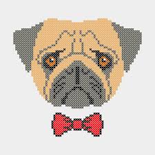 Product description reviews product description feature: Pug Cross Stitch Pattern Merpig S Artist Shop