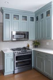 Renovated Kitchen With Painted Brookhaven Cabinets And Quartz Countertops Slide In Gas Range With Over Kitchen Remodel Kitchen Design Open Kitchen Renovation