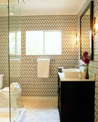 David Hicks Hex Wallpaper Contemporary Bathroom Kishani Perera
