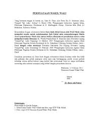 Contohnya, surat kuasa khusus untuk pengacara dalam mewakili klien. Contoh Surat Kuasa Wali Nikah Berwakil Contoh Lif Co Id