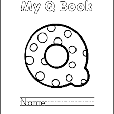 Coloring pages for kids printable worksheets color by numbers printable sheets. Letter Q Coloring Book Free Printable Pages