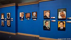 Maybe you would like to learn more about one of these? George W Bush Exhibits His Paintings Of World Leaders Bbc News
