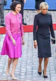 Jenni Haukio Ja Brigitte Macron Helsinki 29 8 2018 Plus Size Summer Fashion Parisian Style Fashion