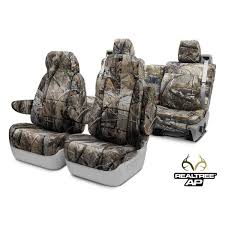 Our camouflage realtree line of seat covers now selling one of the hottest new camos on the market! Coverking Realtree Camo Custom Seat Covers