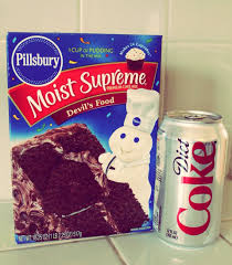 Diet Soda Cake 2 Ingredients Diet Soda Cake Diet Coke Brownies Diet Coke Cake