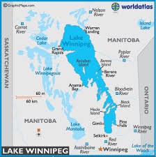 Lake Winnipeg Map And Map Of Lake Winnipeg Depth Size