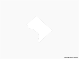 Vector Map Of The District Of Columbia Outline Free Vector Maps
