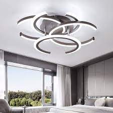 Maybe you would like to learn more about one of these? Led Flush Mount Ceiling Light With 4 Light Modern Ceiling Pendant Light For Bedroom Living Room Dining Room Kitchen Buy Online In Paraguay At Desertcart 153084439