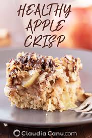 Apple Crisp With Oats In 2020 Healthy Apple Crumble Healthy Apple Apple Recipes Healthy