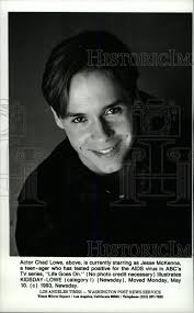 1993 Press Photo Chad Lowe Jesse McKenna AIDS Virus TV