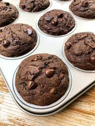 These 150 Calorie Chocolate Zucchini Protein Muffins Taste Like Cupcakes Recipe Protein Muffins Food Processor Recipes Protein Cake