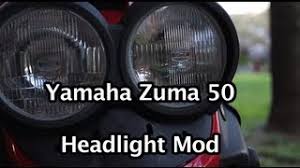 The zuma 50fx has a advanced fuel injection with 19mm throttle body provides optimal mixture in all conditions as well as easy cold starts. Yamaha Zuma Bws Dual Headlight Mod Micbergsma Youtube