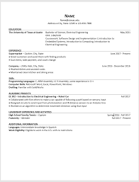 Looking For Some Resume Feedback Freshman Ece Major Or Other Job Advice Thank You Ece
