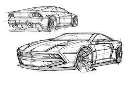 Ferrari 288 Gto Revival Sketches Cool Car Drawings Concept Car Sketch Car Design Sketch