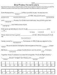 Our online elvis presley trivia quizzes can be adapted to suit your requirements for taking some of the top elvis presley quizzes. Elvis Worksheets Teaching Resources Teachers Pay Teachers