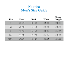 Nautica Size Chart Otvod